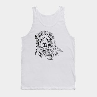 Lion African Tribal Design Tank Top